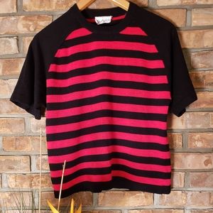 Vintage Shapely Knits Women's SS Sweater, Size XL